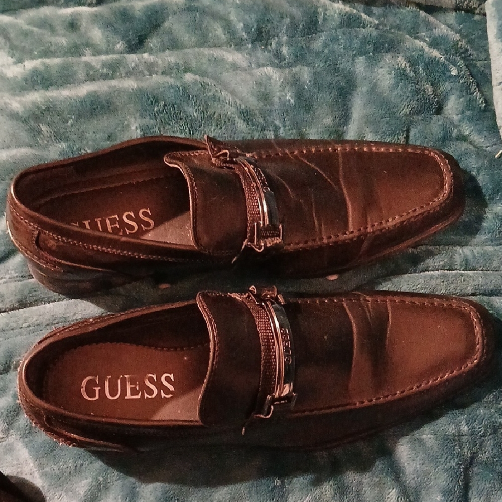 GUESS Men’s Black Slip-On Bit Loafers KS20PM-2/4